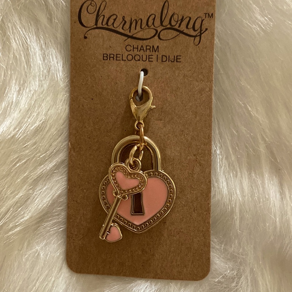 🆕 Michael’s heart lock and key charm
